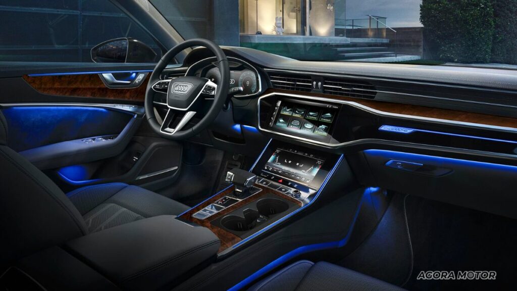 Interior do Audi A7 2023.