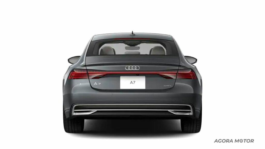 Traseira do Audi A7 2023.