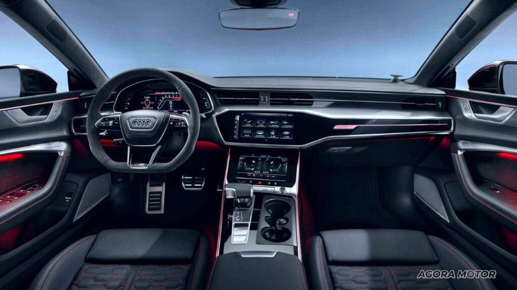 Interior do Audi RS7.