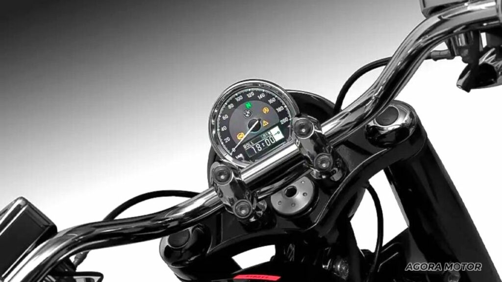 Painel da BMW R18 2023.