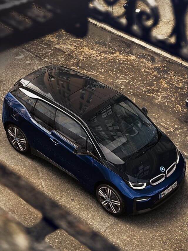 BMW i3 visto de cima.