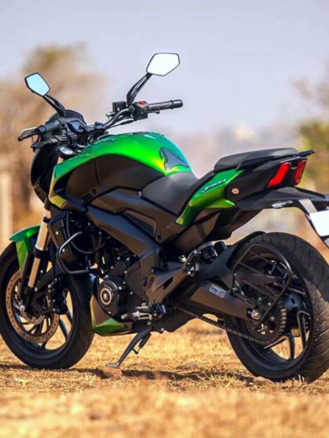 Dominar 400 na cor verde.