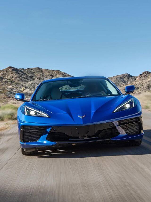 Frente do Corvette 2023.