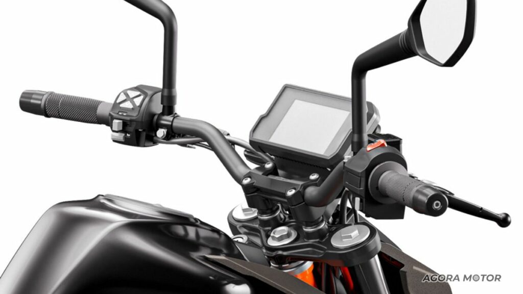 Painel TFT da Duke 390 2023.