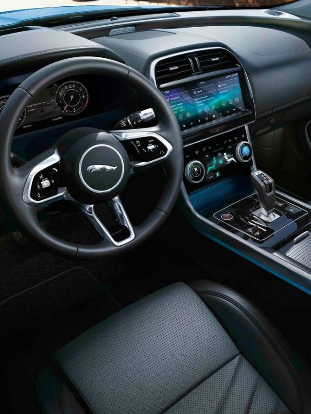 Jaguar XE interior.