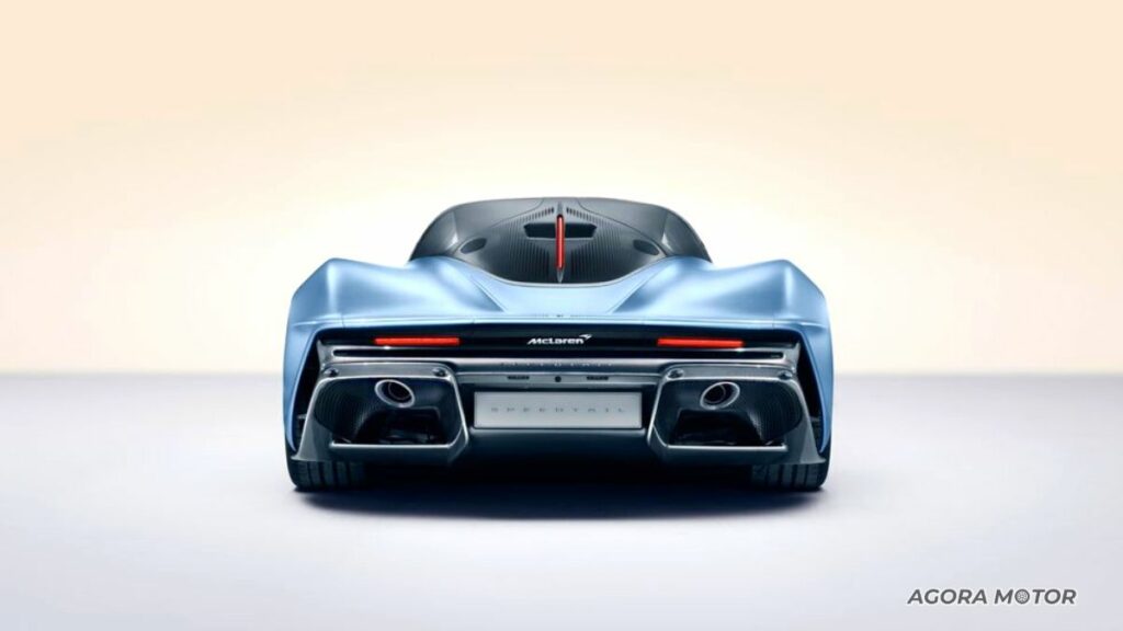 Traseira da McLaren Speedtail.