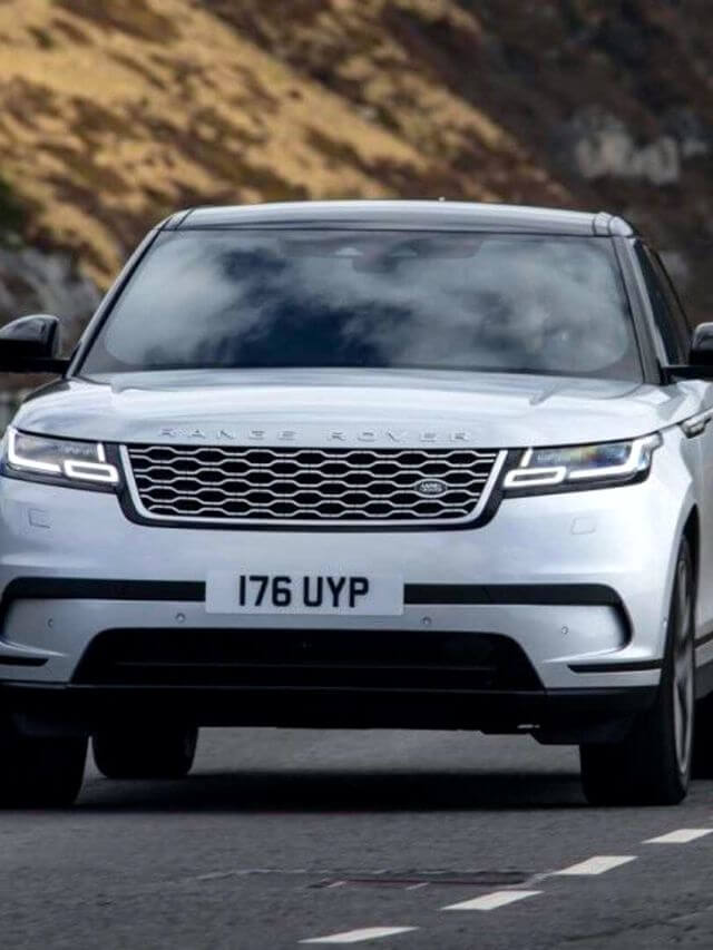 Frente da Land Rover Velar 2023.