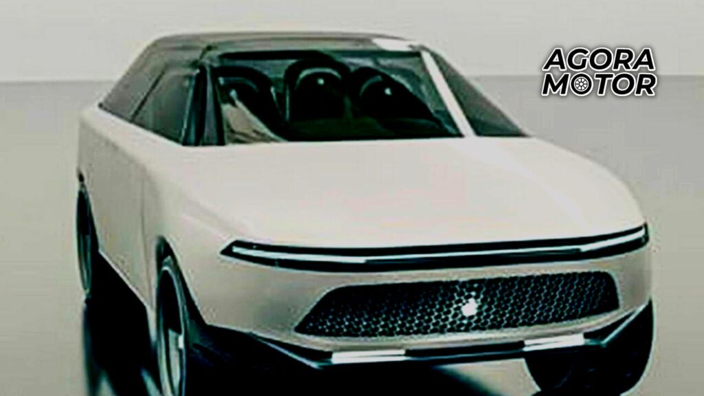 Foto de um carro da Apple