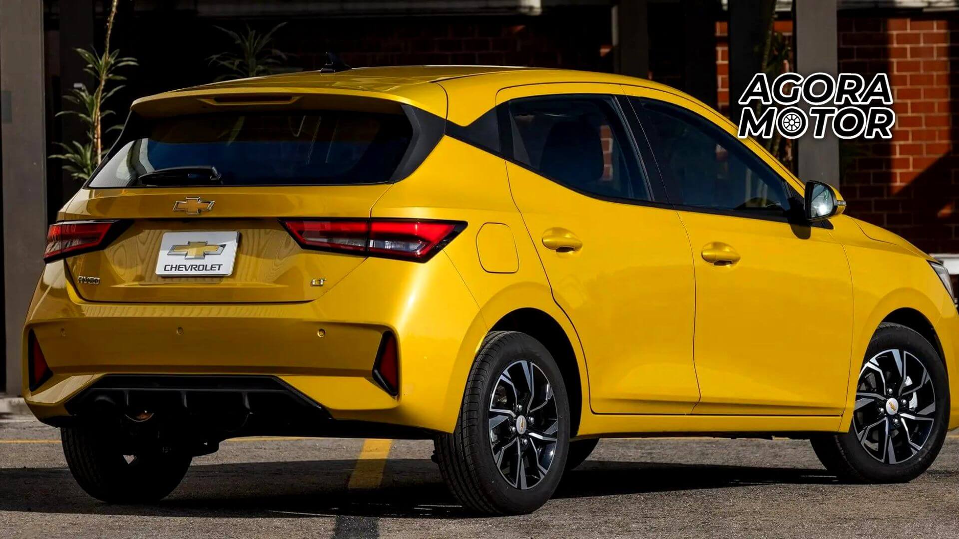 Foto da traseira do Aveo