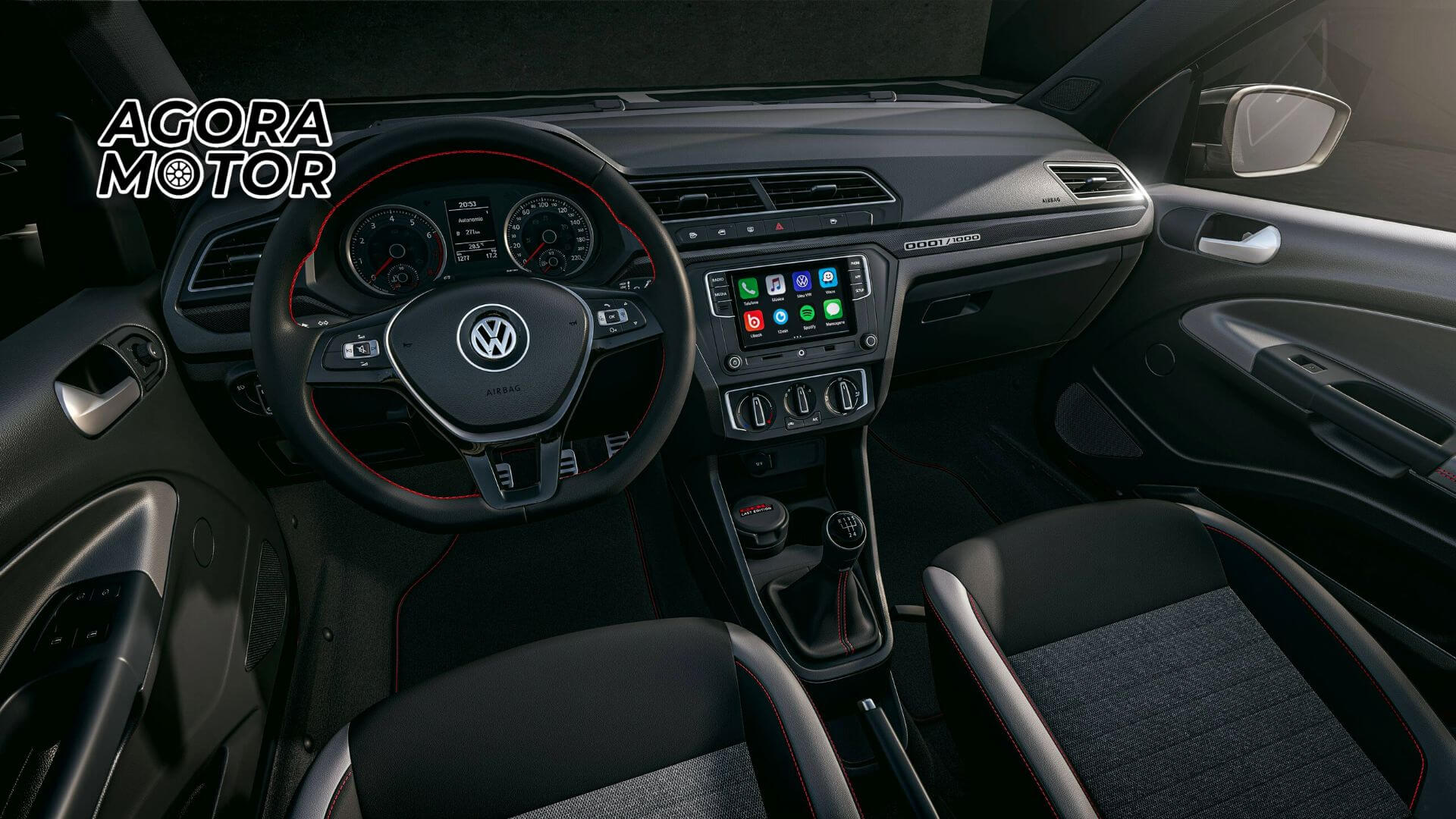 Foto do interior do Gol Last Edition