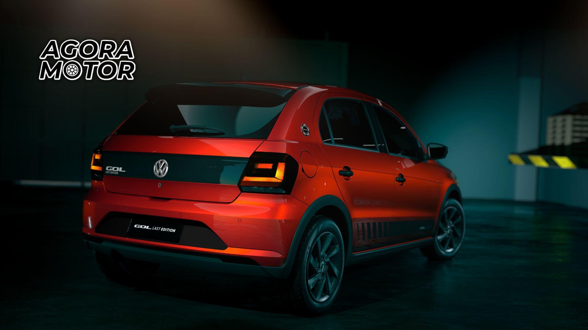 Foto da traseira do Gol Last Edition