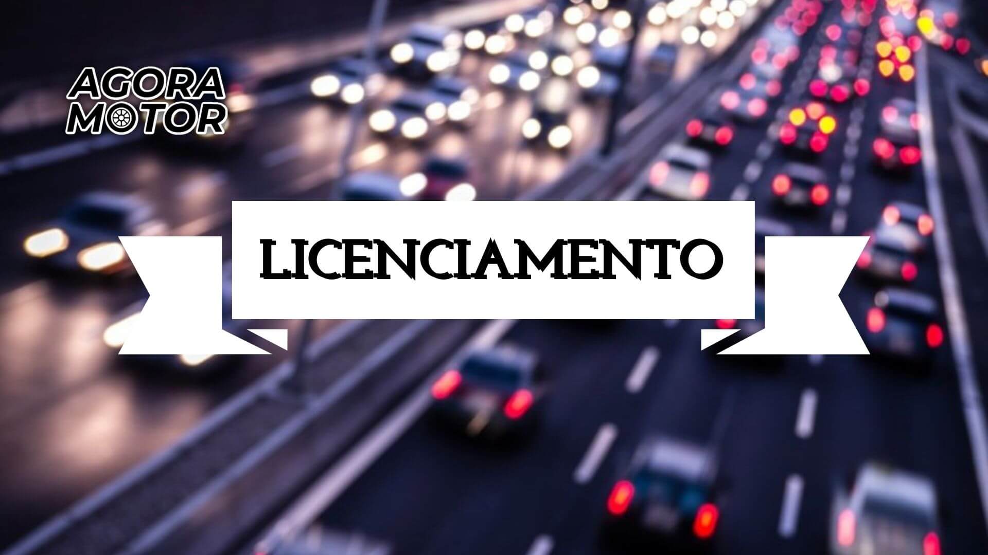 Licenciamento 2025 foto ilustrativa sobre, com carros na estrada