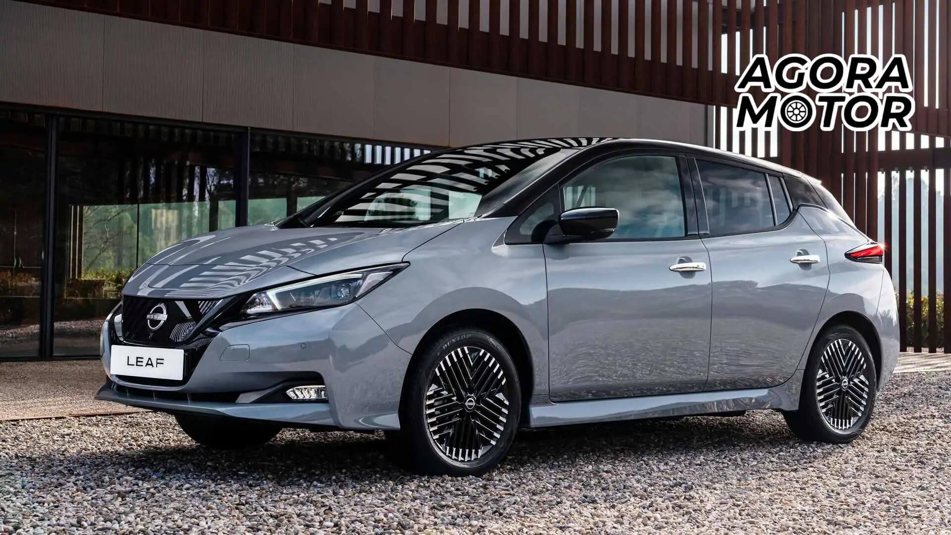 Foto de um Nissan Leaf 2023