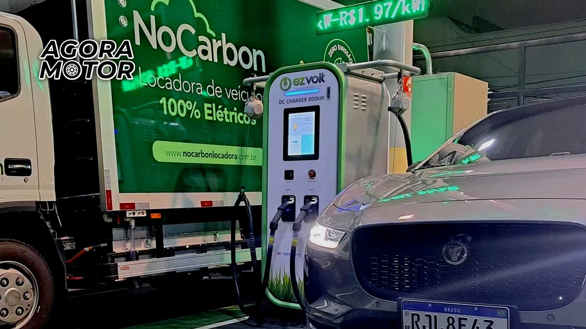 Foto de um posto eletrificado