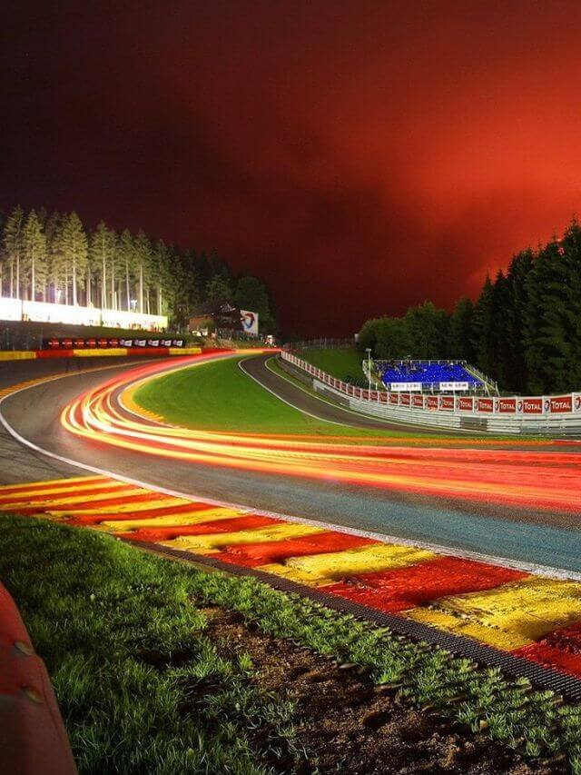 Foto do circuito do GP da Bélgica
