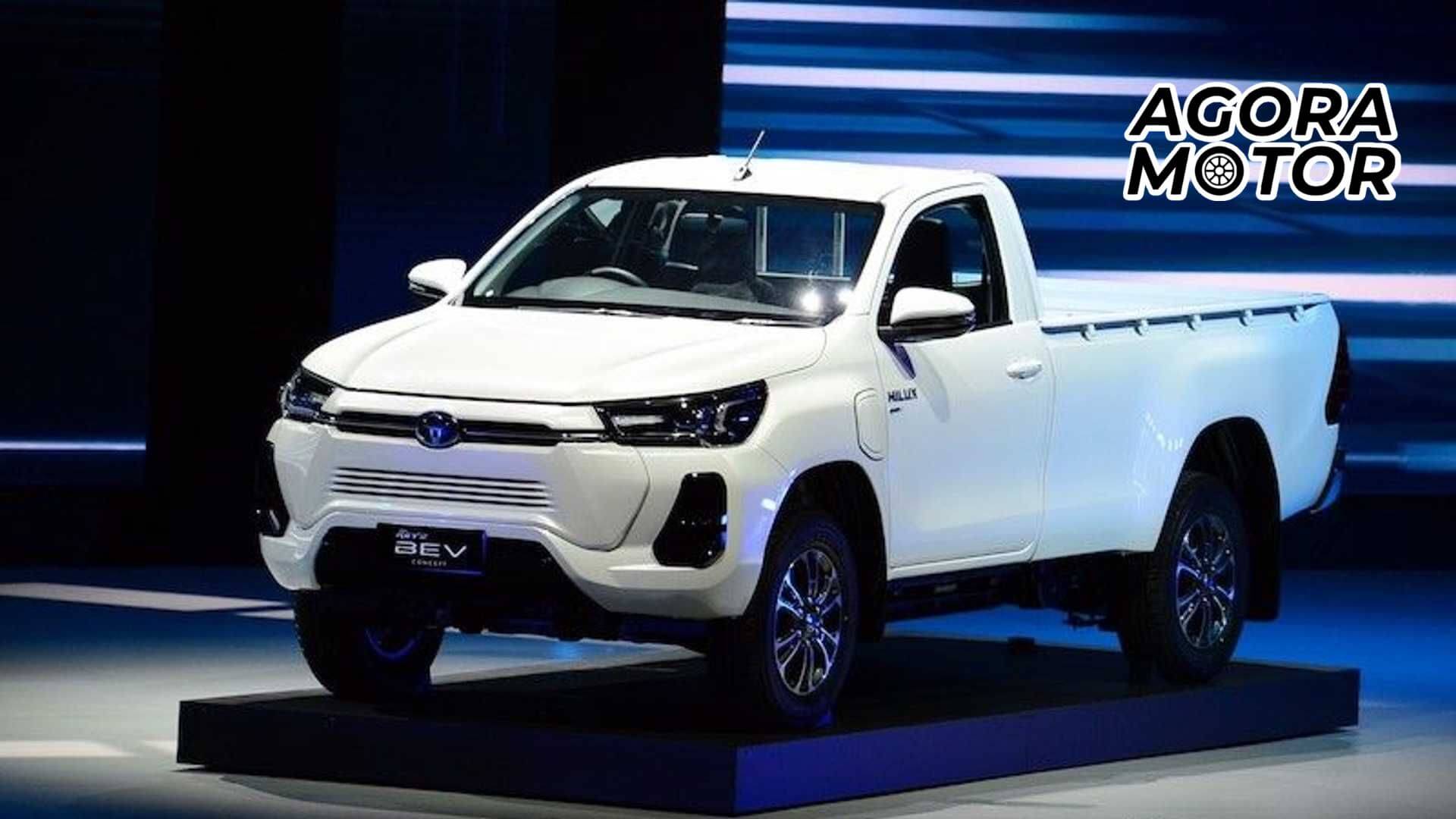 Foto de uma Hilux Revo elétrica
