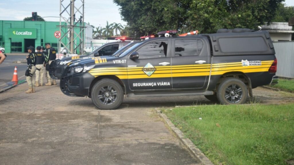 Viaturas do Detran RR.