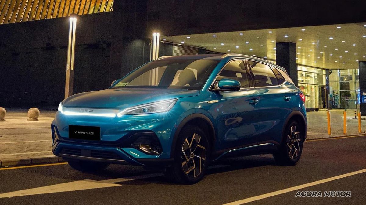 Dianteira do Yuan Plus 2023.