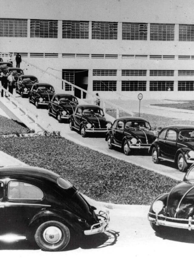 Imagem antiga do Fusca.