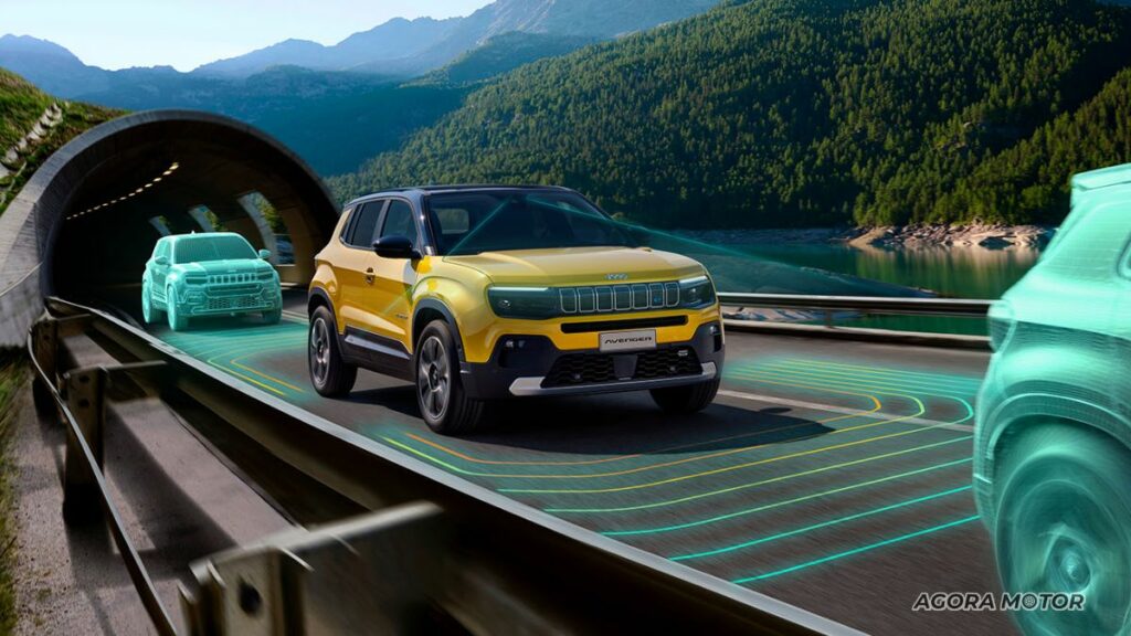 Tecnologias do Jeep Avenger 2023.