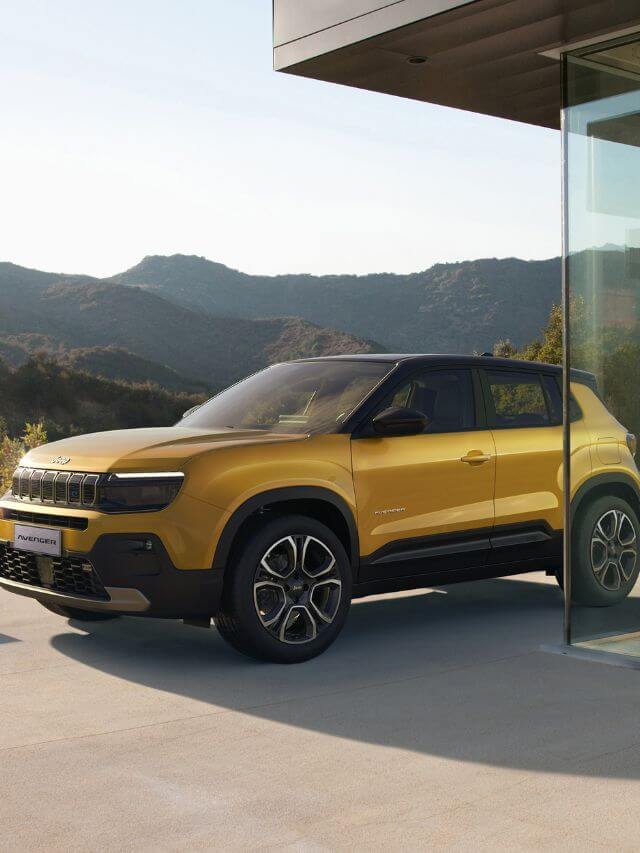 Jeep Avenger 2023 amarelo.