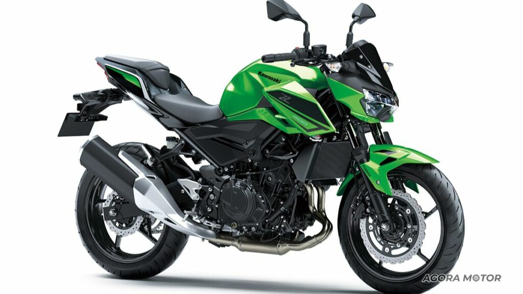 Z400 2023 na cor verde lima.