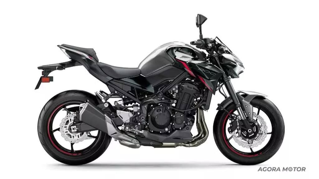 Nova coloração da Kawasaki Z900 2023.