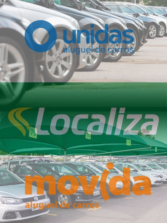 Locadoras de carros.