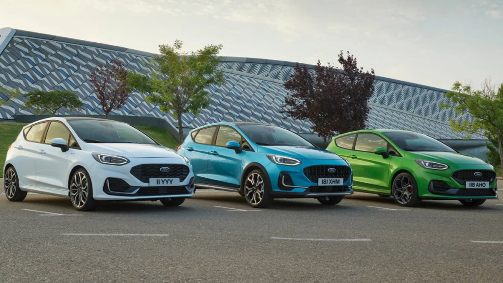 Modelo mais recente do Ford Fiesta.