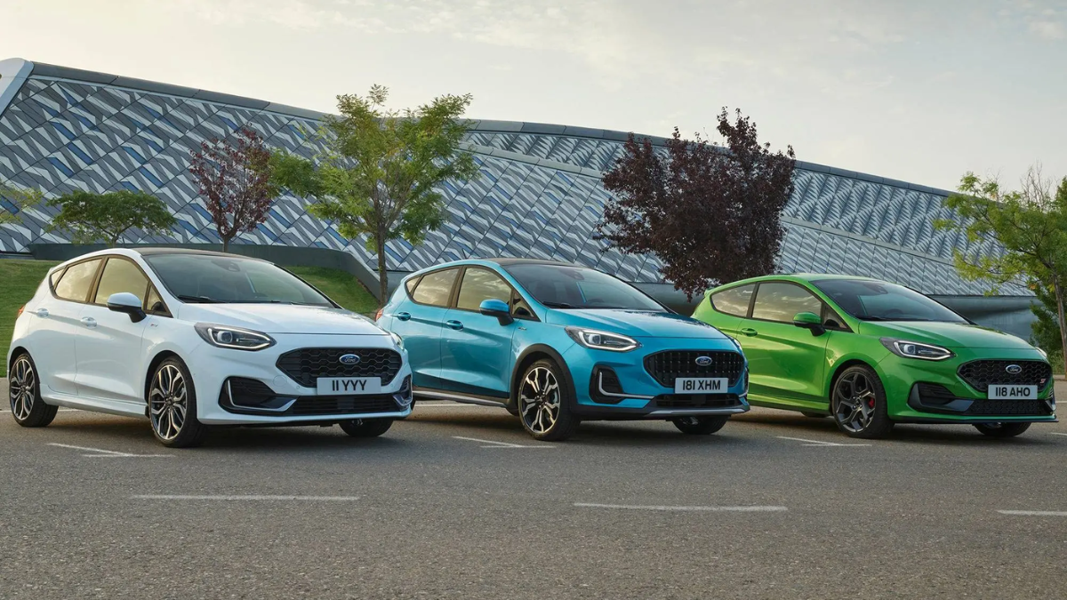 Modelo mais recente do Ford Fiesta.