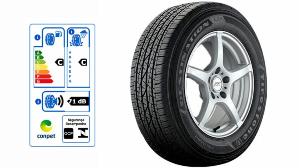 Pneu 225/65 R17 Firestone Destination LE2 102H.