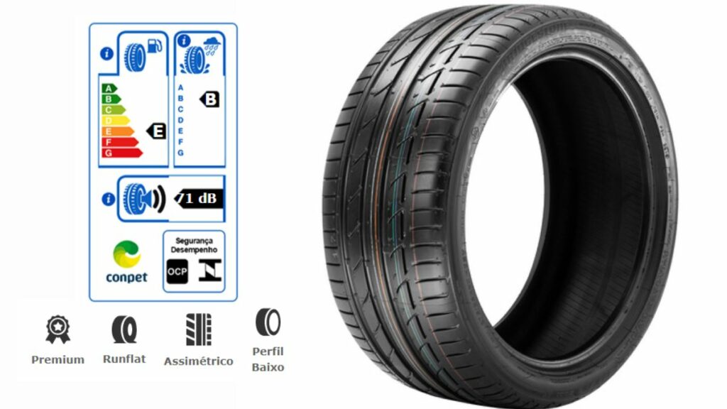 Pneu 245/40 R17 91W Bridgestone Potenza S001.