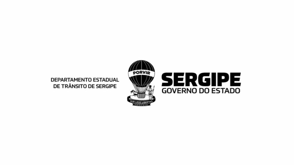 Logo do Detran e estado de Sergipe.