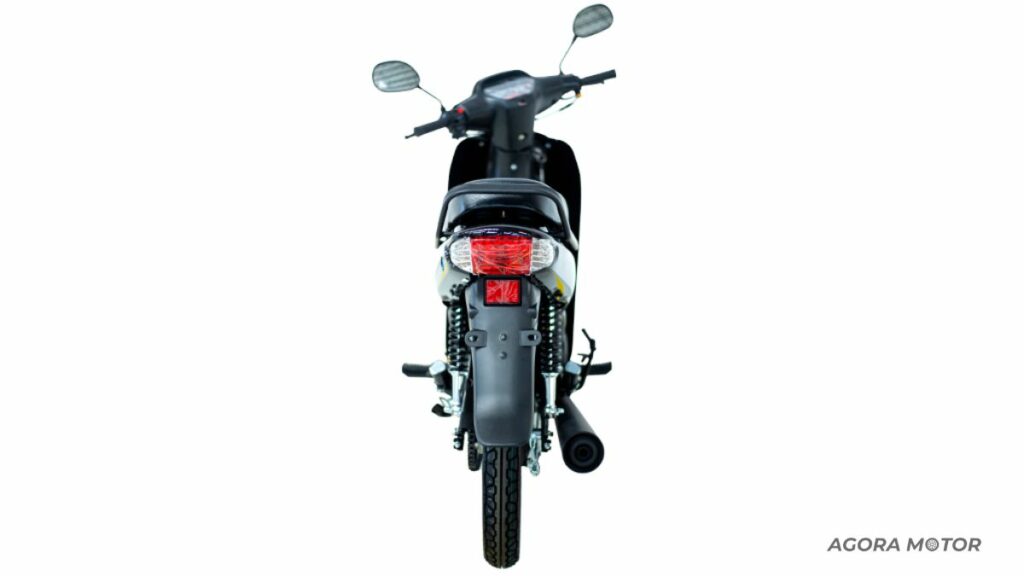 Traseira da Shineray Phoenix 50 2023.