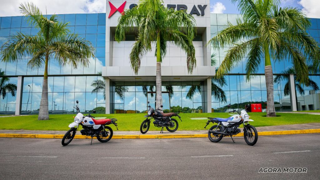 O 3 modelos da nova Shineray Worker 150 Cross 2023.