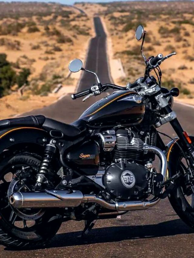 Lateral da Super Meteor 650 2023.