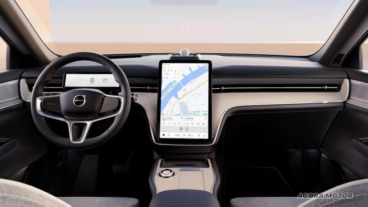 Painel do Volvo EX90 2024.