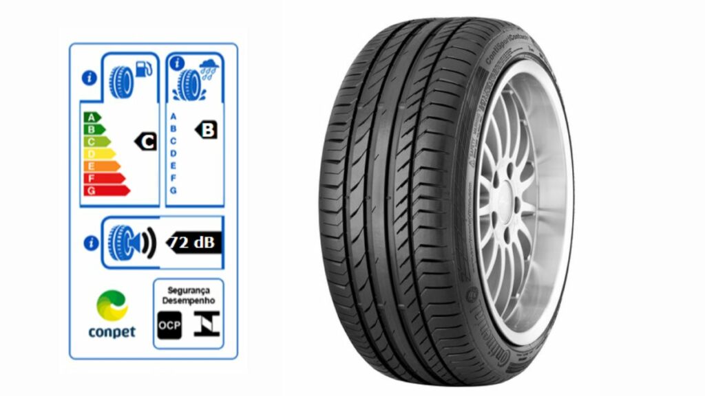 Um dos melhores pneus 245/45 R17 99Y XL, Continental ContiSportContact 5 MO.