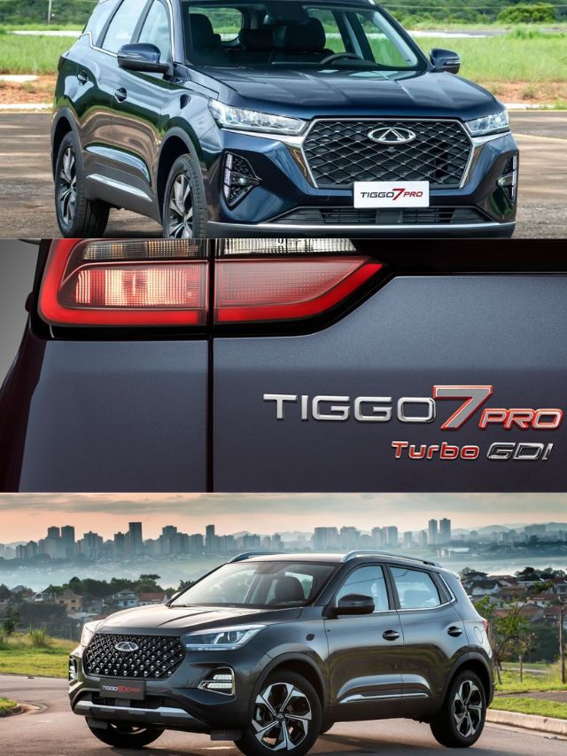 Foto de modelos da Caoa Chery