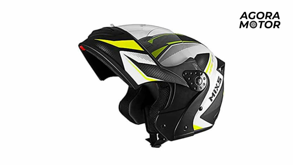 Foto de um capacete híbrido