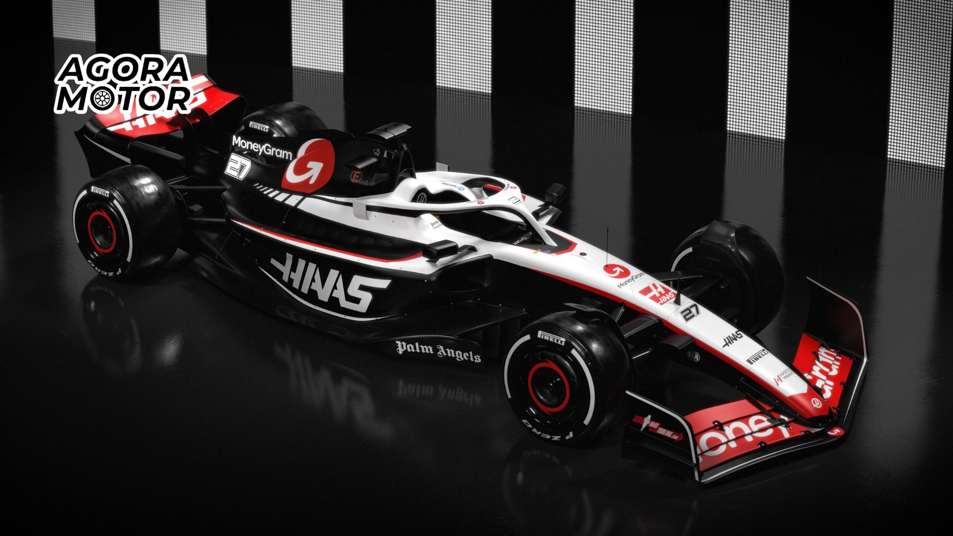 Foto de um carro da haas