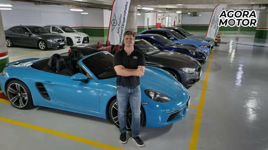 Foto de carros de luxo compartilhados por cotas