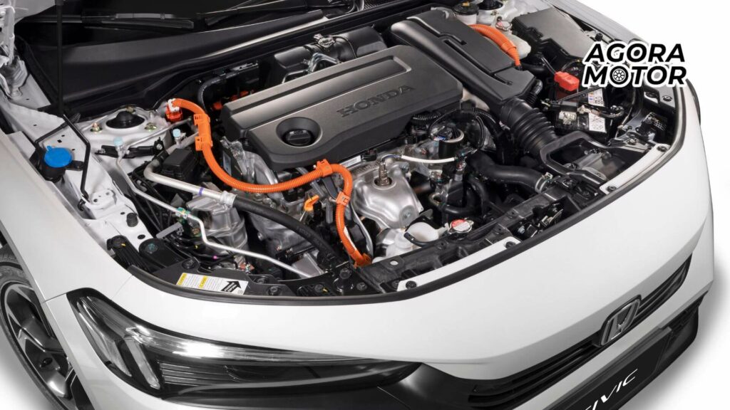 Foto da motorização do carro