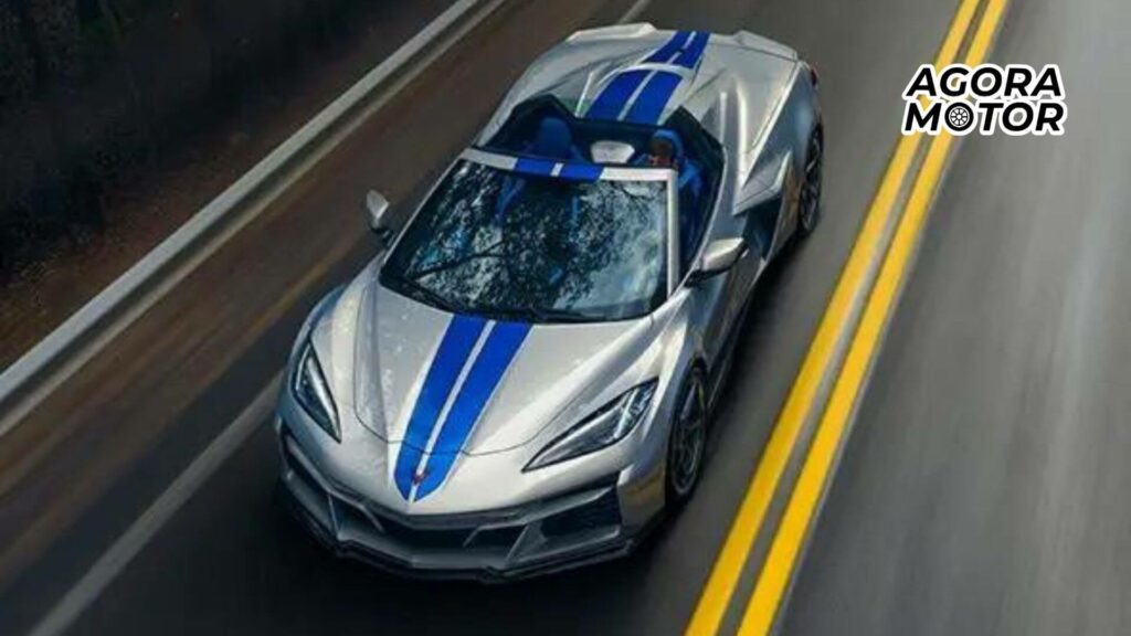 Foto de um Corvette E-Ray