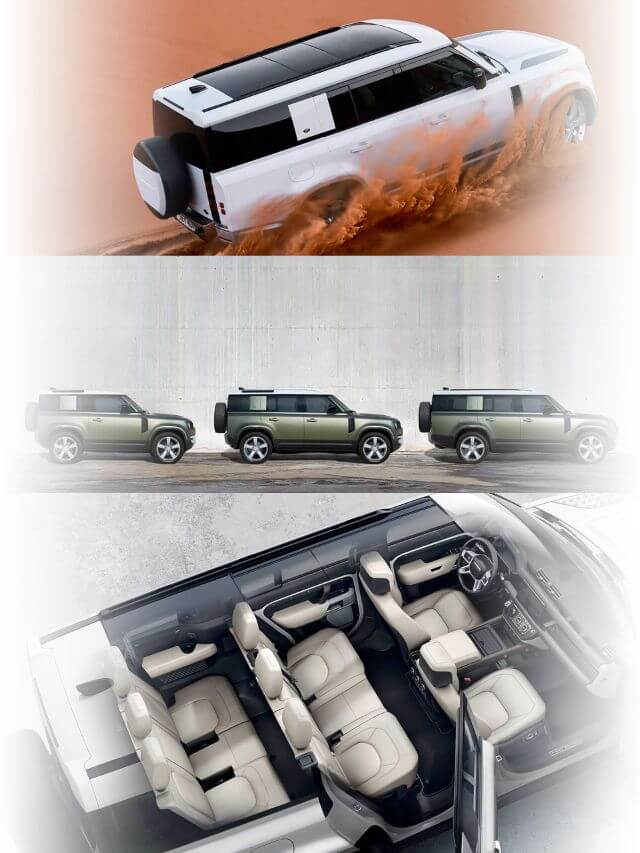 Foto de uma Land Rover de 8 lugares