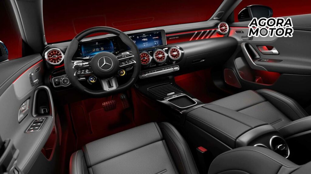 Foto do interior da Mercedes CLA 2024
