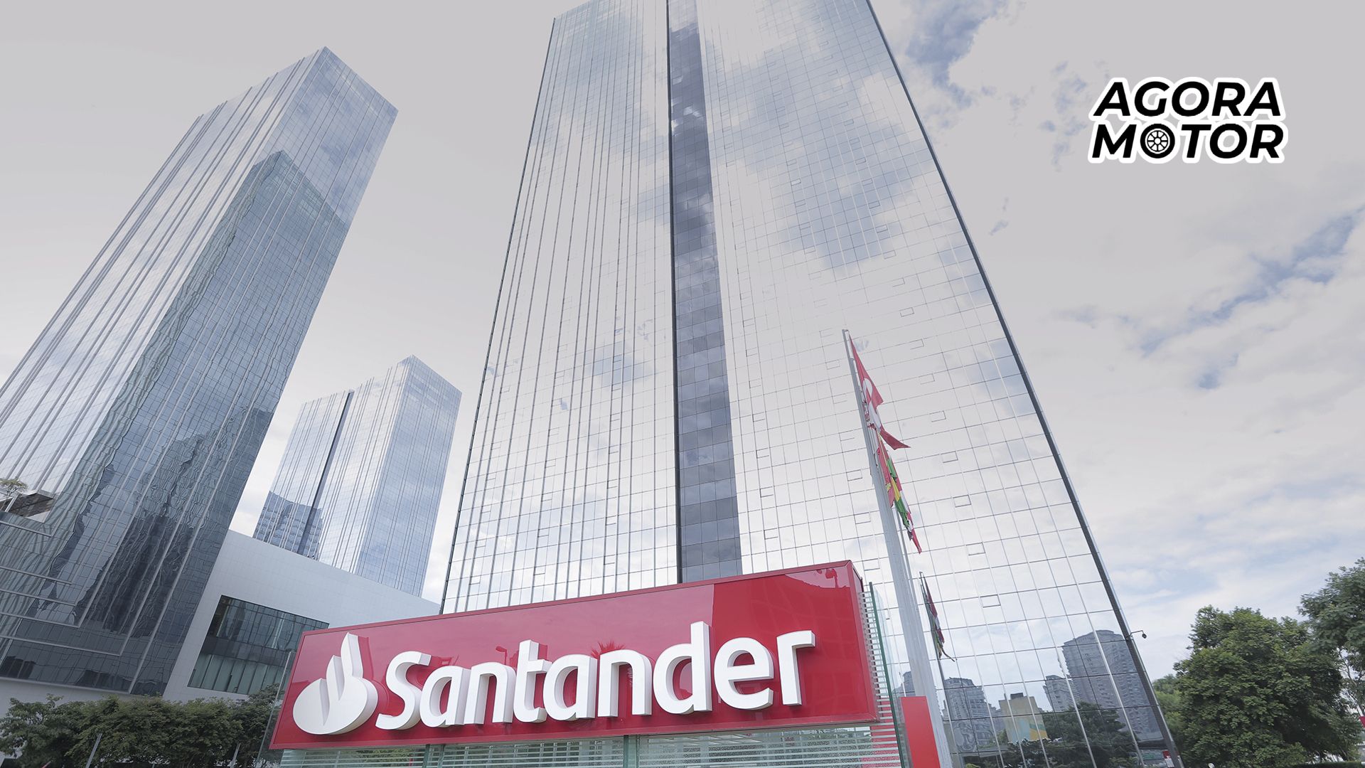 Foto da sede do Santander