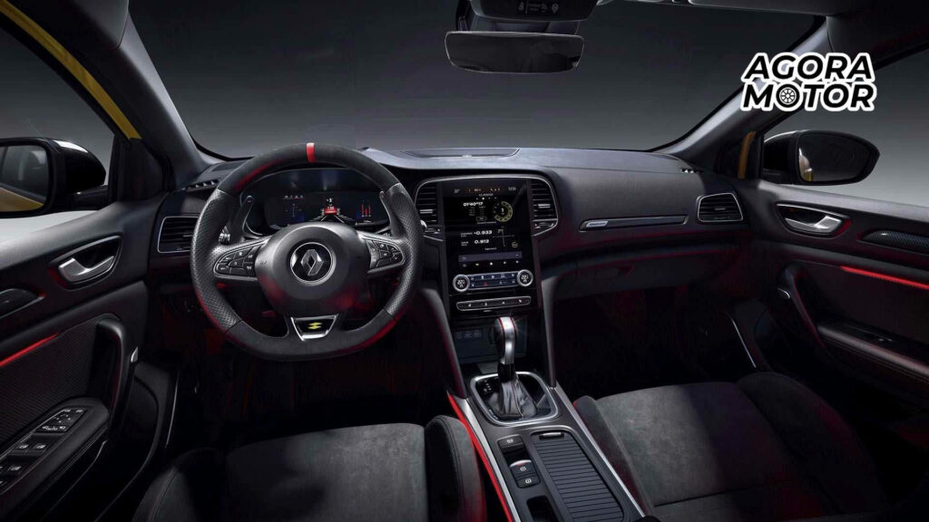 Foto do interior do Megane RS 2023