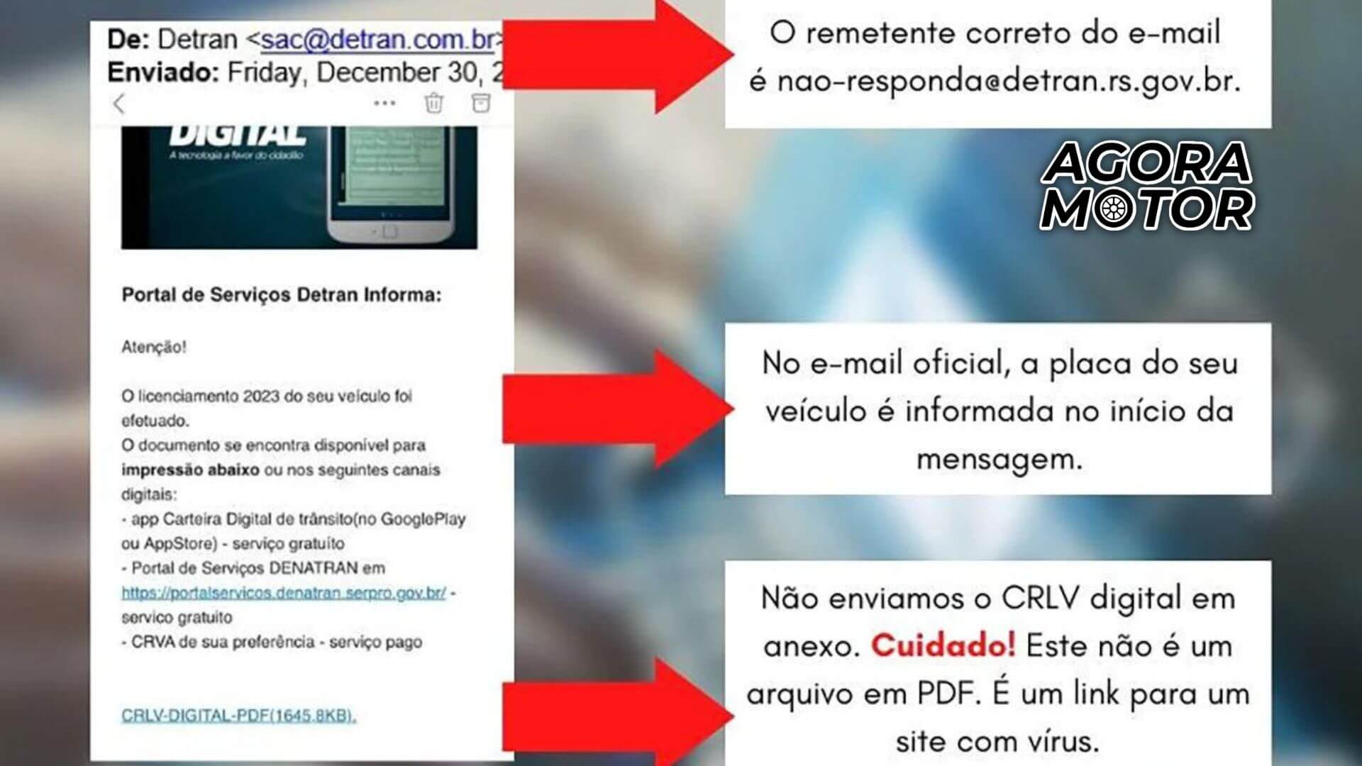 Foto do Golpe do Licenciamento