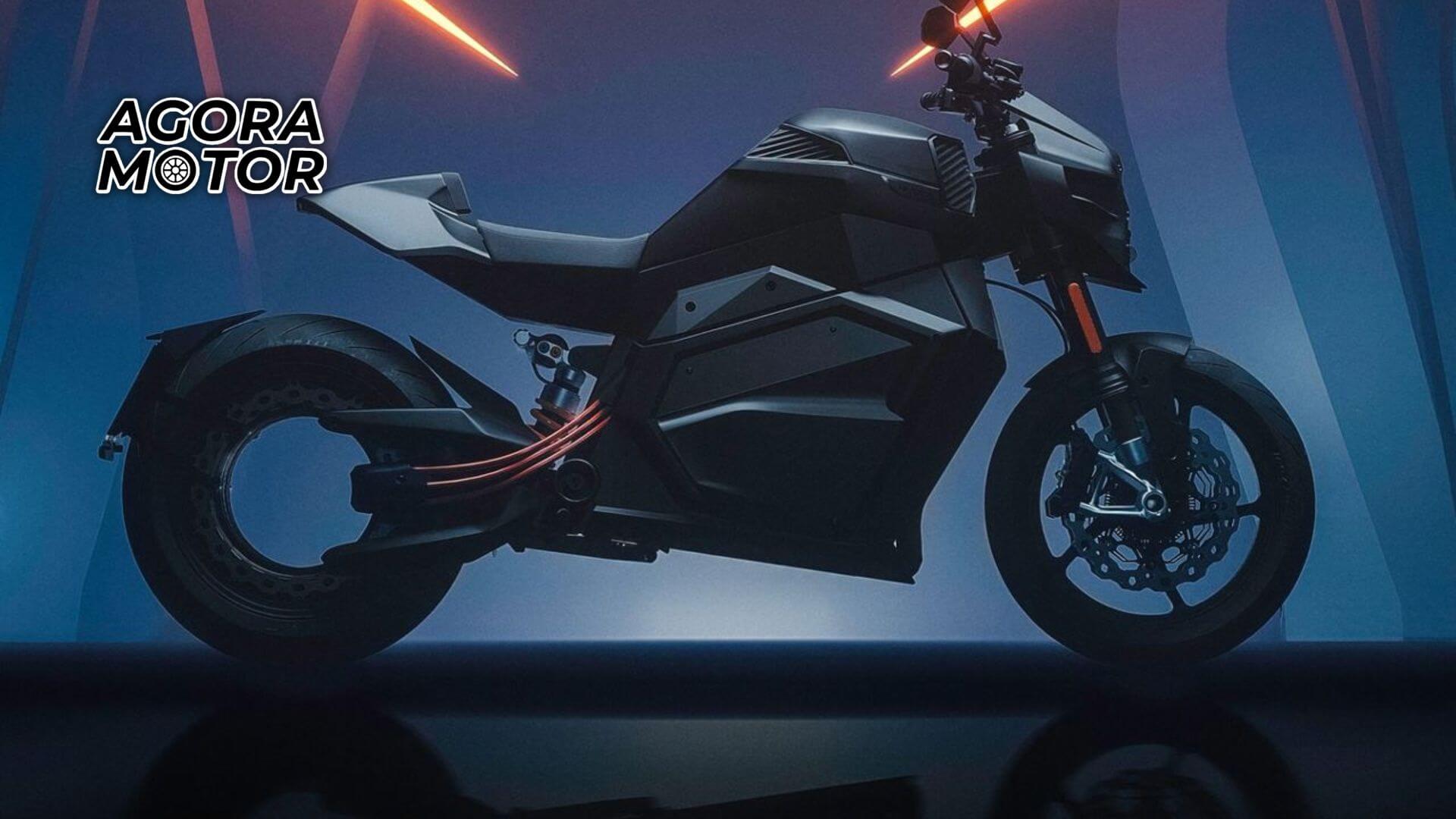 Foto de uma moto elétrica de 204 cv, modelo da The Verge
